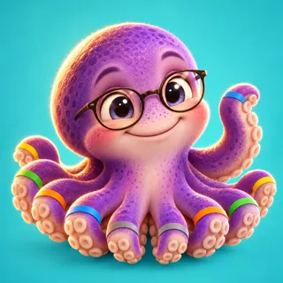 Tentakolus, der Oktopus mit zehn Tentakeln